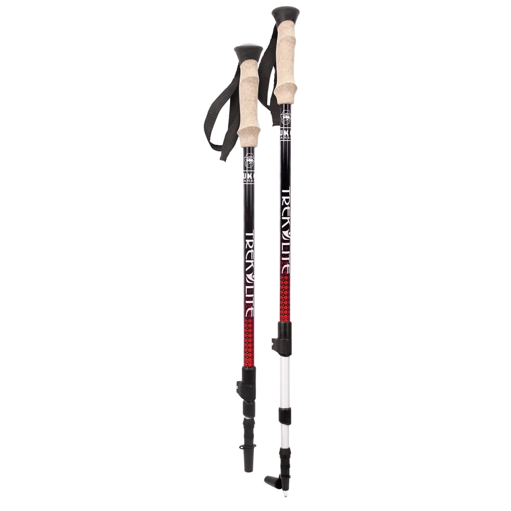 YUKON CHARLIE'S TREK LITE HIKING TREKKING POLE RED by YUKON CHARLIES