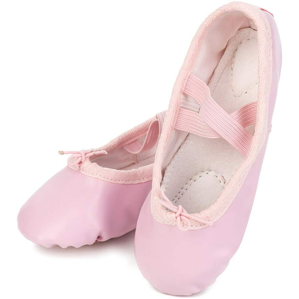 Nexete Ballet Shoes Split-Sole Slipper Flats Ballet Dance Shoes for Toddler Girl & Women in Gold, Gold Glitter, Silver, Pink,Pink Glitter, Gold, Nude - Walmart.com