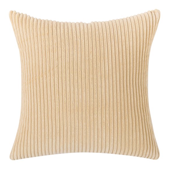 Boho Fall Decorative Throw Pillow Covers Striped Corduroy Square Cushion For Living Room Couch Bed Sofa 18x18 Inch (16 Styles 45x45 Cm) Aging Silk Pillowcase Body Pillowcase 20 X 48 Body Pillowcase