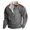 Gray, variant on Wutalume Men's Outdoor Standing Collar Sweatshirt, Spring Casual Tops, Loose Fit Long Sleeve for Hiking and Leisure, Durable Material for Active Lifestyles,Army Green L