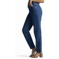 thumbnail image 2 of Lee Women's Missy Relaxed-Fit Side Elastic Tapered-Leg Jean, Pepper Stone, 10, 2 of 4