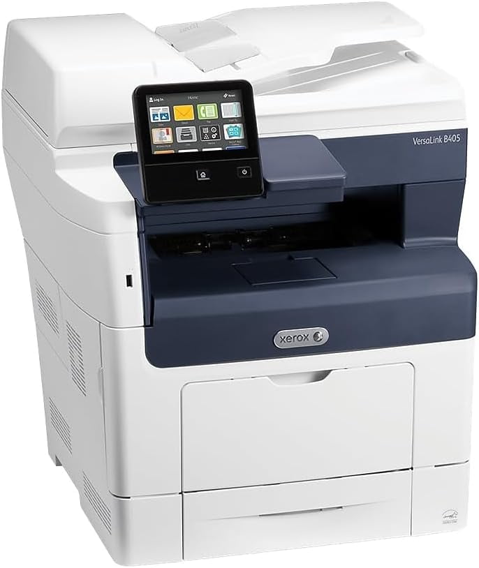 Xerox VersaLink B405/DN Monochrome Multifunction Printer — 47 PPM, Copy, Print, Scan, Fax, Email, Cloud, Duplex, 5" Color Touchscreen