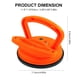 thumbnail image 3 of Generic Ventosa de gran tamaño para reparar abolladuras en autos, color naranja, ideal para mover azulejos y vidrios., 3 of 6