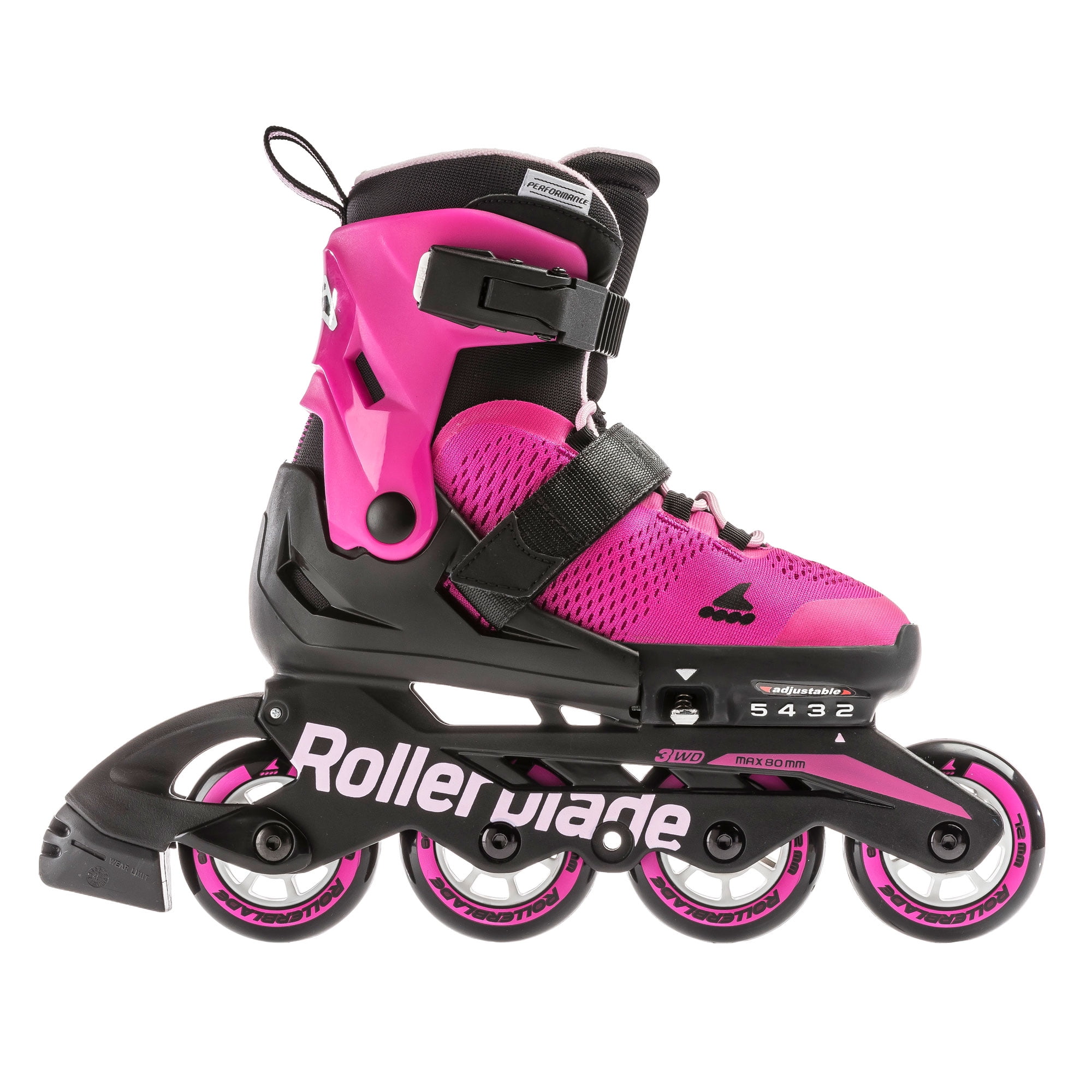 Bladerunner by Rollerblade Phoenix Flash G Kinder-Inline Skates LED Schwarz-Pink 