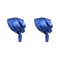 thumbnail image 4 of sweethay Gorro de pelo estampado para mujer, gorro de moda para la cabeza, pañuelo para la cabeza, gorro para dormir, envolturas para el pelo Azul real 2Conjunto, 4 of 5