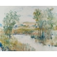 thumbnail image 2 of OToole, Tim 18x15 Black Ornate Wood Framed with Double Matting Museum Art Print Titled - Trees on the Creek I, 2 of 4