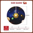 thumbnail image 2 of Balery Solar System Printed Christmas Tree Skirt , Merry Christmas Party Christmas Tree Decoration,Adjustable Tree Skirt-30", 2 of 6