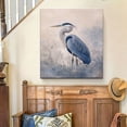 thumbnail image 6 of FLASHLUMI 24x36 Inch Great Blue Heron Watercolor Wildlife Art Print Canvas Wall Art, Rustic Nature Bird Decor for Living Room Bedroom, 6 of 10