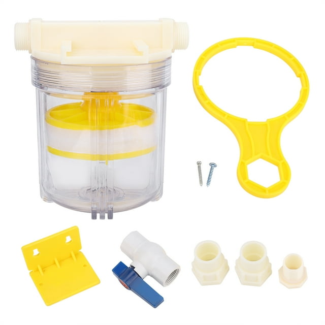 Purifique el agua para pollos, patos y gansos con el filtro reutilizable para granjas de traspatio con sistema de retrolavado