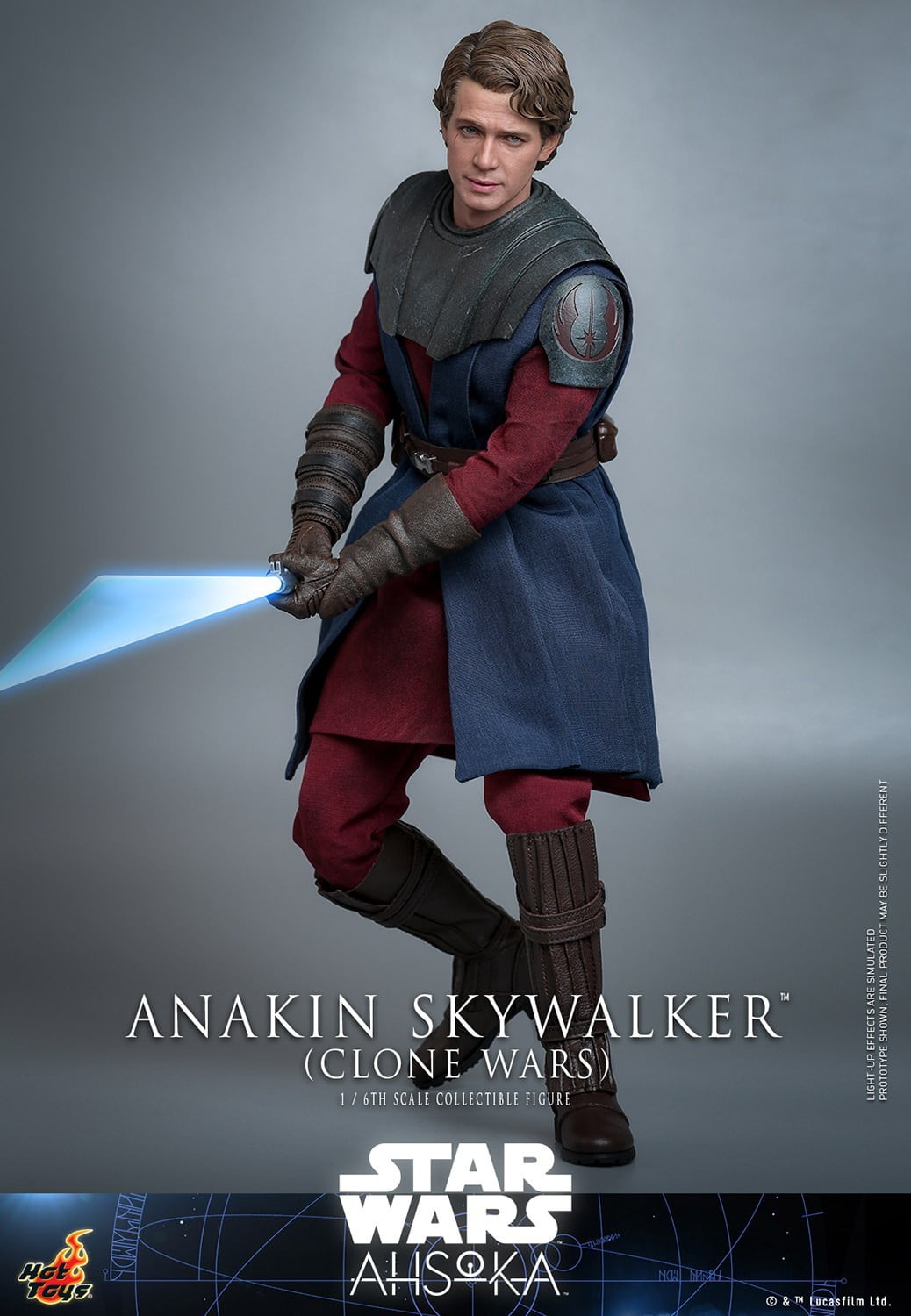 Hot Toys Sideshow Anakin Skywalker Star Wars Ahsoka 1:6 Scale 913285 In Stock