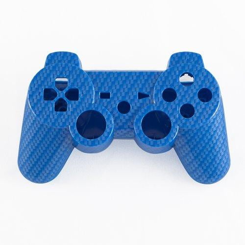 Blue Carbon Fiber Hydro Dipped Custom Controller Shell For Ps3 Walmart Com