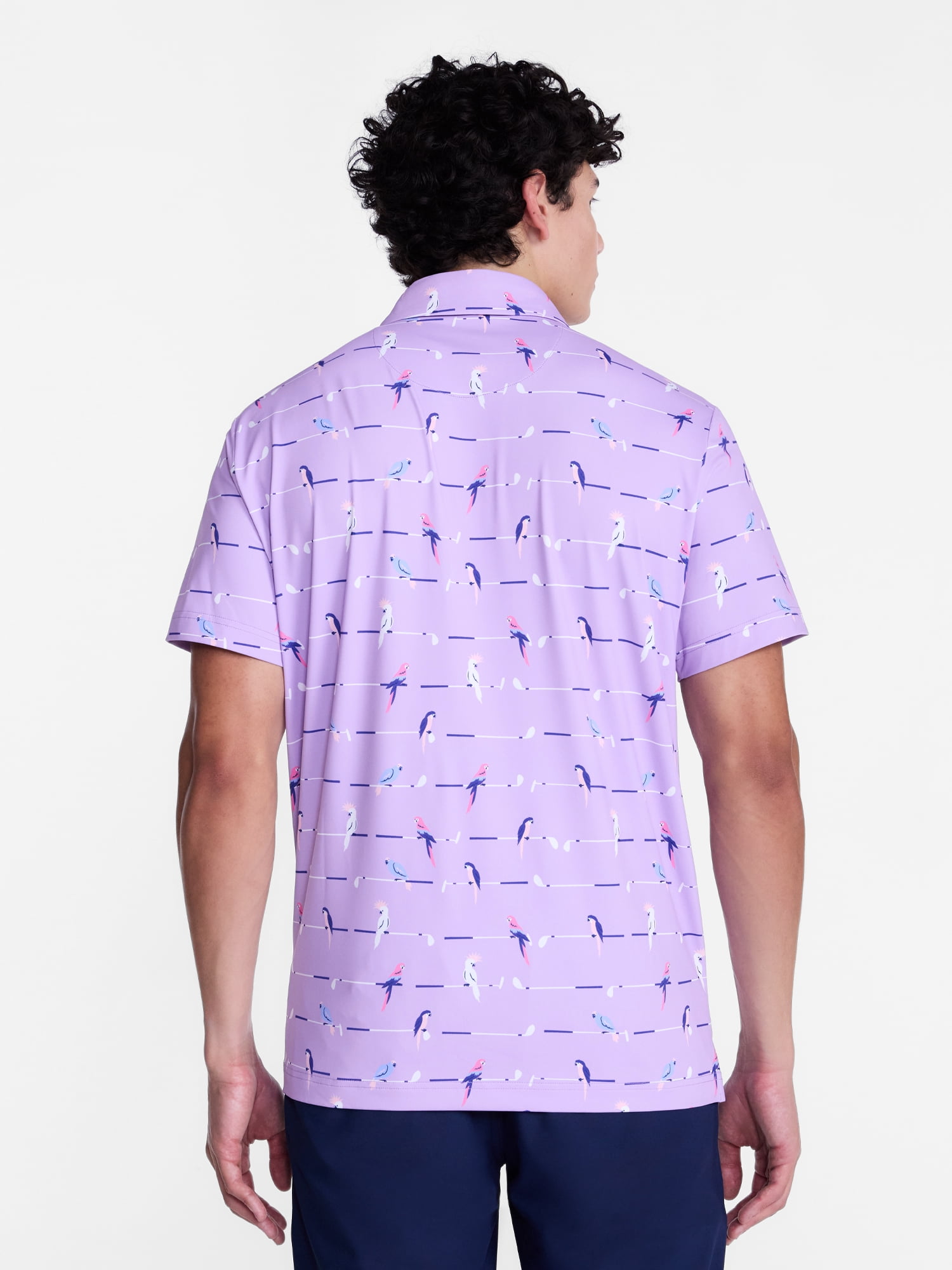 Birdie Bound Men's and Big Men's Breeze Polo Shirt, Sizes XS-4XLT