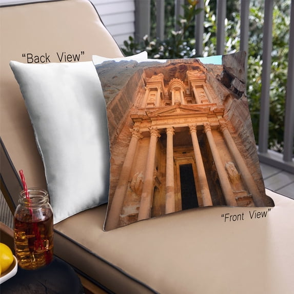 Ahgly Company Sites Petra Outdoor Throw Pillow, 18 inch by 18 inch