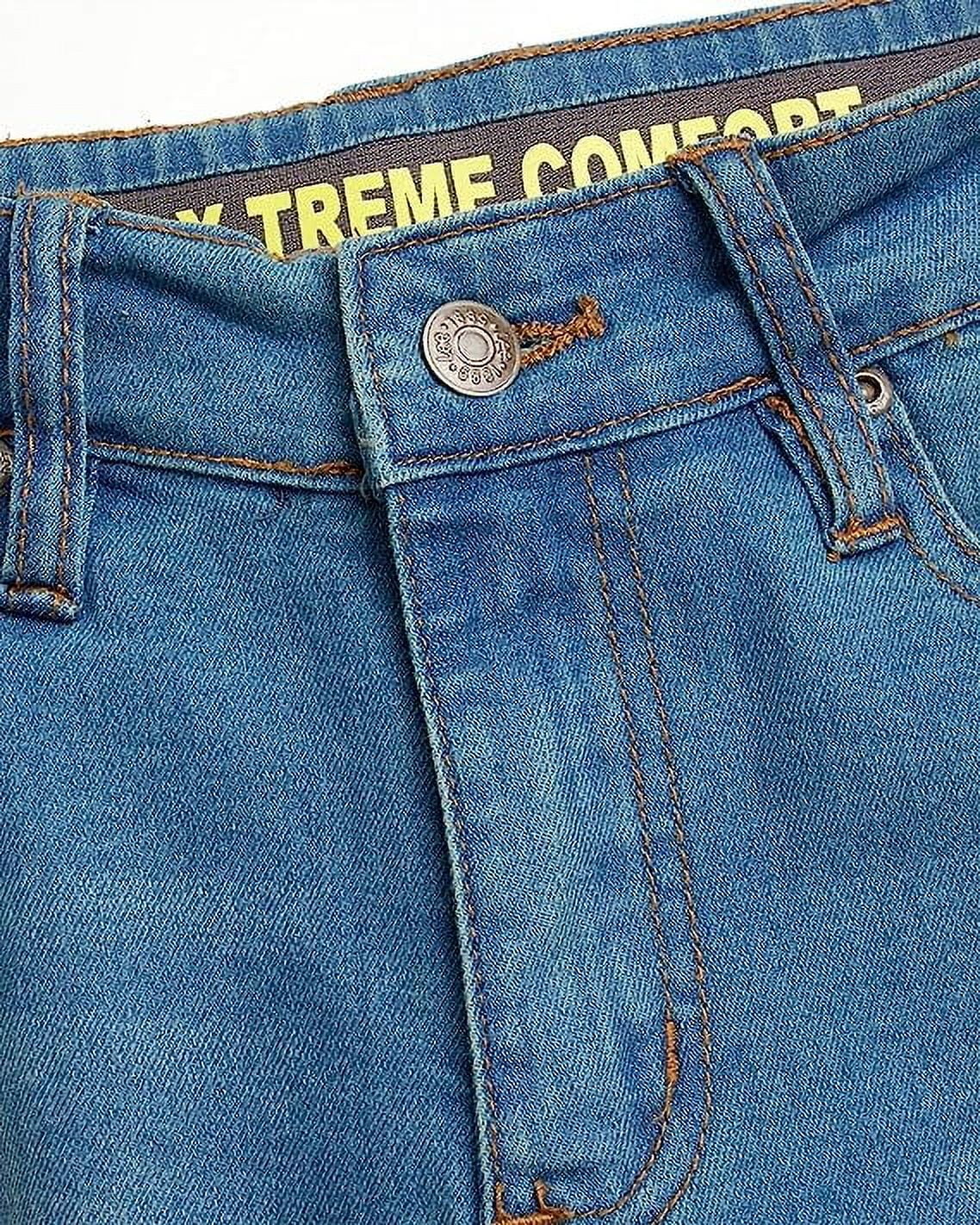 Lee Boys’ Premium Straight Fit Denim Jeans - Ultra Stretch Casual Pants for Boys (8-18 Husky)