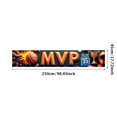 thumbnail image 6 of LUUFILx Basketball MVP Party Backdrop Banner Sports Theme Event Decorations Winning Celebration Background Photography Props Trophies Customizable Design, 6 of 8