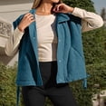 thumbnail image 2 of QHFBli Womens Winter Fleece Linened Hoodies Long Sleeve Button Down Jackets with Pockets Oversized Sherpa Fuzzy Warm Coats, 2 of 5