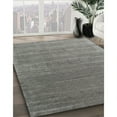 thumbnail image 2 of Ahgly Company Indoor Round Contemporary Gunmetal Gray Abstract Area Rugs, 6' Round, 2 of 6