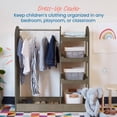 thumbnail image 3 of ECR4Kids Dress-Up Center with Mirror Costume Organizer, Montessori Furniture, Grey Wash, 3 of 9