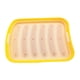 thumbnail image 5 of Advancent Molde para salchichas resistente al calor: fácil de limpiar y antiadherente, versátil, resistente a los arañazos, latas y moldes amarillo 2Conjunto, 5 of 6