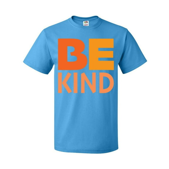 Inktastic Be Kind Logo in Orange T-Shirt