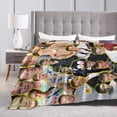 thumbnail image 5 of Blanket Matt Damon Soft and Comfortable Wool Fleece Throw Blankets for Sofa Office car Camping Yoga Travel Home Decoration Cozy Plush Beach Blanket Gift, 5 of 9