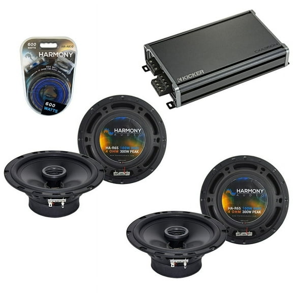 Fits Nissan Titan 2004-2007 Factory Speaker Upgrade Harmony (2) R65 & CXA360.4
