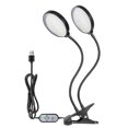 thumbnail image 1 of Mistaha USB Plant Grow Light 156 LEDs Sunlight Full Spectrum Adjustable Desktop Clamp Growing Lamp for Indoor Plants 5 Dimmable Levels 4/8/12H Timer, 1 of 8