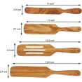 thumbnail image 3 of Mark. Olive Wood Durable Nonstick Natural Kitchen Utensil Sets, 4 pcs, 3 of 7