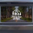 thumbnail image 7 of License Plate, Golf Cart Lifestyle Decorative Front,Personalized Stainless Steel License Plate Cover For Men Women,12.2" X 6.2", 7 of 7
