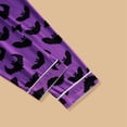 thumbnail image 6 of FASHOFT Satin Halloween Pajamas for Women Set Long Sleeve Button Down Bat Graphic Sleepwear 2 Piece Nightwear Womens Pjs Sets Red S, 6 of 8