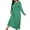 Army Green, variant on owns for Women Long Sleeves Polka Dot Printing Nightgown Soft Sleepwear Sleepshirt Long Nightgown Army Green L(L)