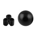 thumbnail image 2 of Perilla de palanca de cambios de aluminio universal Perilla de palanca de cambios de coche con forma de bola redonda Negro, 2 of 9