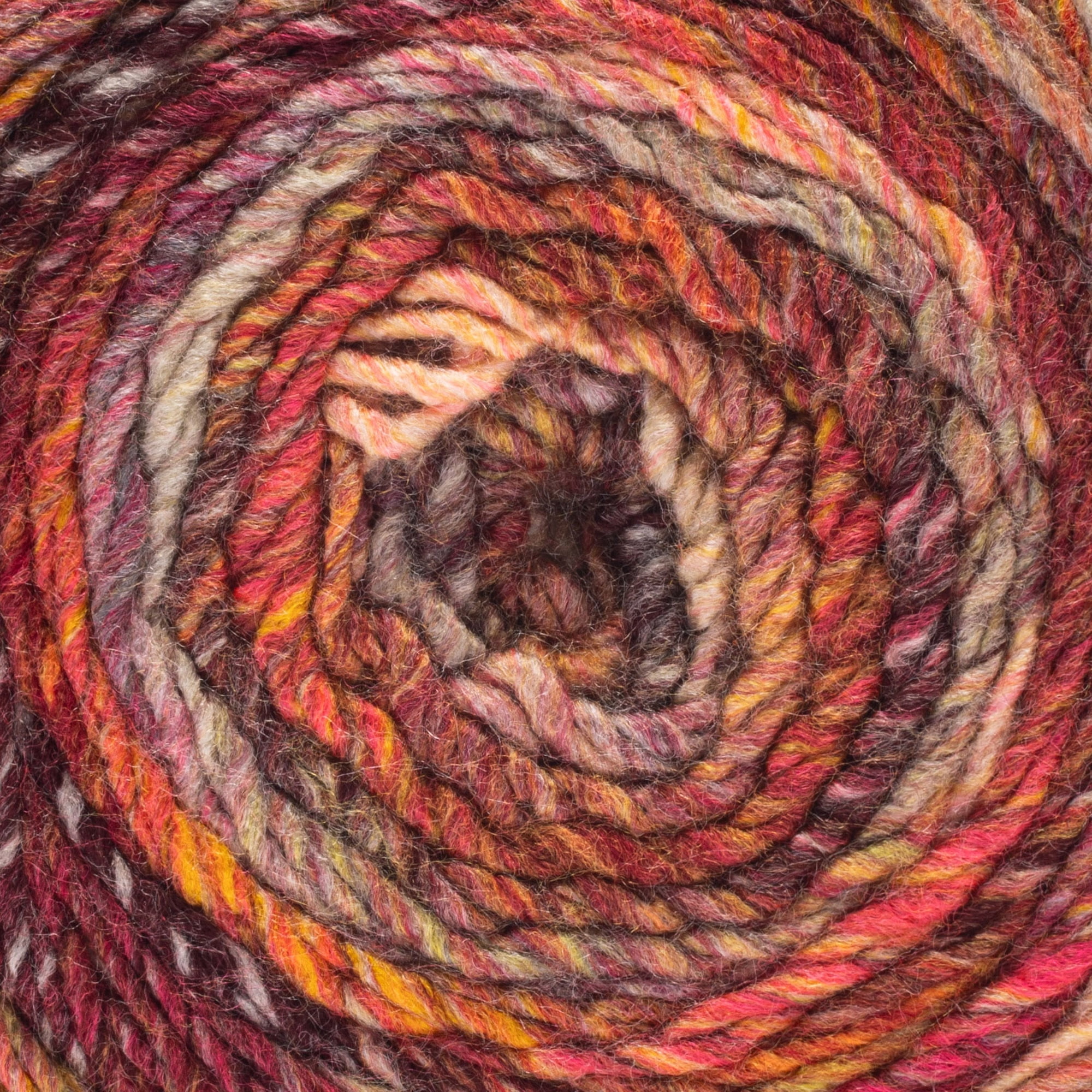 Red Heart® Roll With It Melange™ #4 Worsted (Medium) Acrylic Yarn, Amertrine 5.29oz/150g 389 Yards