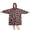 Skull and Rose Gothic Pattern-1, variant on Wearable Blanket Hoodie,Mushroom and Sun Gothic Pattern Oversized Sherpa Blanket Hoodie with Super Pockets,Super Warm Fuzzy Pullover for Women & Men