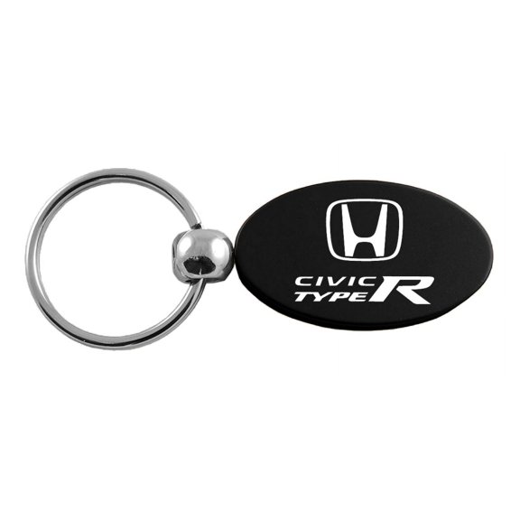 Honda Civic Type R Oval Key Ring (Black)