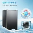 thumbnail image 3 of GGTB 3.0 Cu.ft Upright Freezer, Adjustable Thermostat, Compact Standing Freezer for Home Office Dorm Garage, Black, 3 of 7