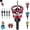 Red, variant on Two-Flute Counterbore with Adjustable Depth Stop Collar, 90 Degree Countersink Drill Bit Set for Woodworking and Cabinetry, 1/4 Inch Hex Shank, 12-35mm Precise Depth Control (Blue)