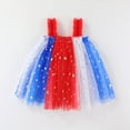 thumbnail image 2 of CAUYDY 4th Of July Baby Girl Clothes 1-5T Toddler Girls Dress 6-7 Years Kids Independence Day Outfits July 4th Children Girls Dresses (Sizes 2-3 Years,Red), 2 of 5