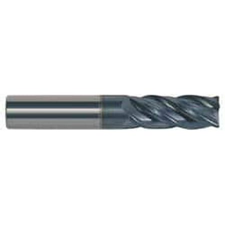 

Accupro 1/2 5/8 LOC 1/2 Shank Diam 2-1/2 OAL 4 Flute Solid Carbide Square End Mill Single End AlTiN Finish Spiral Flute Variable Helix Centercutting Right Hand Cut Right Hand Flute