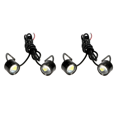 thumbnail image 1 of 4 Pcs Projecteur de Phare de Moto à LED Blanc pour Conduite et Course de Jour, 1 of 5