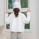 thumbnail image 4 of Penkiiy Chicas Chicas Camisa de manga larga Protección solar Capucha Ligera Entrenamiento atlético Suéter Top Rash Guard para niños 4 Años Blanco, 4 of 6