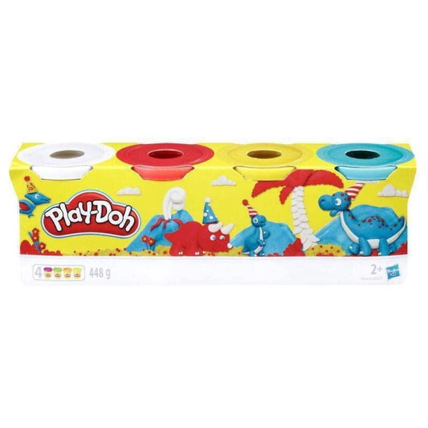 Play-Doh, paquete de 4 latas de 113 ml, colores clásicos
