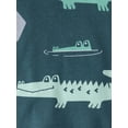 thumbnail image 2 of The Children's Place Baby & Toddler Boys Short Sleeve Crocodile Snug Fit PJs, Sizes NB-6T, 2 of 3