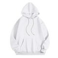 thumbnail image 6 of Women's Round Neck Hooded Sweatshirt Long Sleeved Cancer Survivor Hoodies Casual Pink Ribbon Printed Shirts Trendy Pullover Tops, 6 of 7