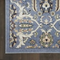 thumbnail image 4 of Nourison Home Allur All-over design Light Blue 2'3" x 7'6" Area Rug, Easy Cleaning, Non Shedding, Bed Room, Living Room, Dining Room, Kitchen (2x8), 4 of 6
