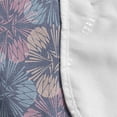 thumbnail image 4 of Flower Microwave Oven Cover, Abstract Colorful Dandelion Pattern with Striped Background Burlap Inspired Design, Water Resistant Organizer with Pockets for Kitchen, 36" x 12", Multicolor, by Ambesonne, 4 of 4