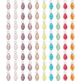 thumbnail image 6 of 80 Pcs Faceted Teardrop Glass Charms 20mm Plated Clear Pendant for DIY Earrings Necklace Making Colorful DIY, 6 of 9