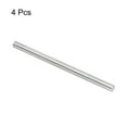 thumbnail image 3 of Uxcell 304 Stainless Steel Round Rods 6mm x 100mm for DIY Craft, 4Pcs, 3 of 5