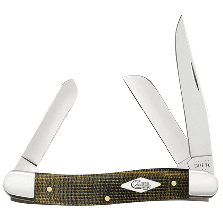 Case XX Knives Stockman 23471 Jigged Green & Black Micarta Stainless Pocket Knife