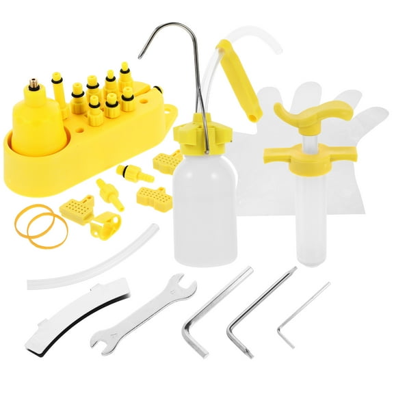 Raindrops 1Set General Purpose Brake Bleeder Tool Kit for Bicycle Brake System with Assorted Color